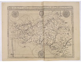 BOUGUEREAU, M. / LECLERC, J. -  Description du pays Armorique a pres[ent] Bretaigne.